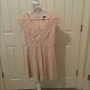 Want N Need blush pink/lace dress